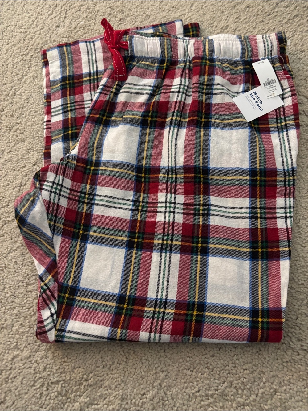 NWT Old Navy Red Multi Plaid Pajama Pants